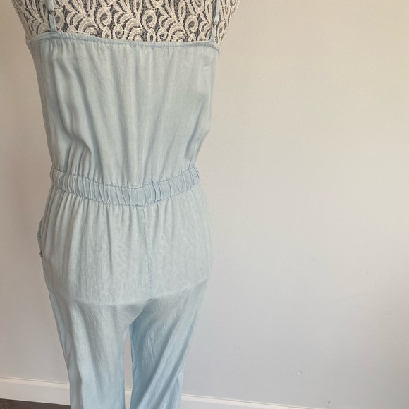 Full length light weight romper with cinched waste - Picture 3 of 3